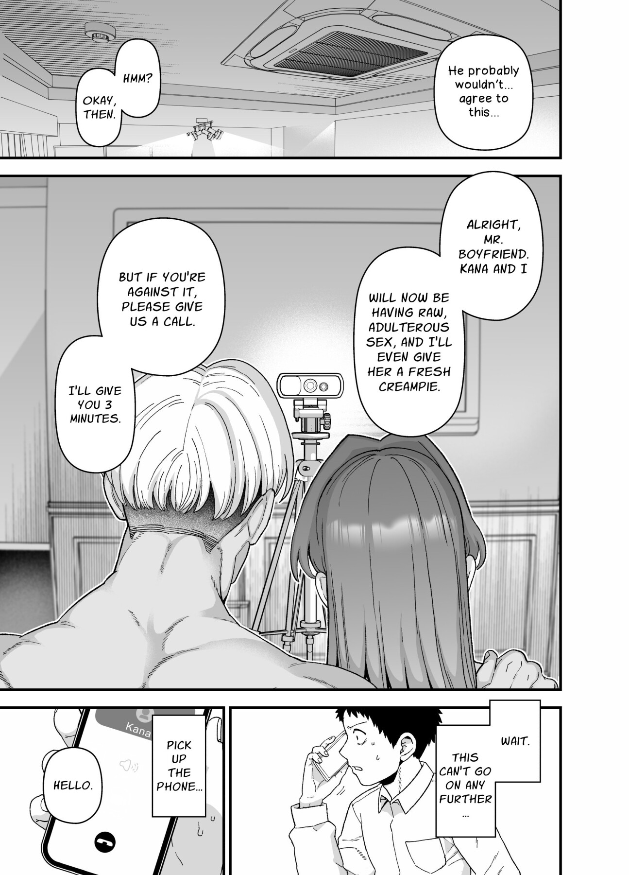 Hentai Manga Comic-Cuckold Trial: My girlfriend cheats on me for my sake-Read-26